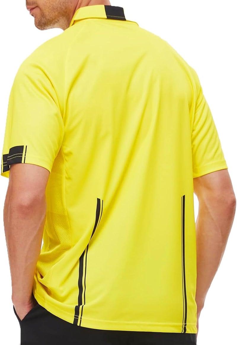 VKT Soccer Referee Shirt Jersey Kit Official Short Sleeve Ref Shirts Uniform Halloween Costume for Men & Women - Image 3